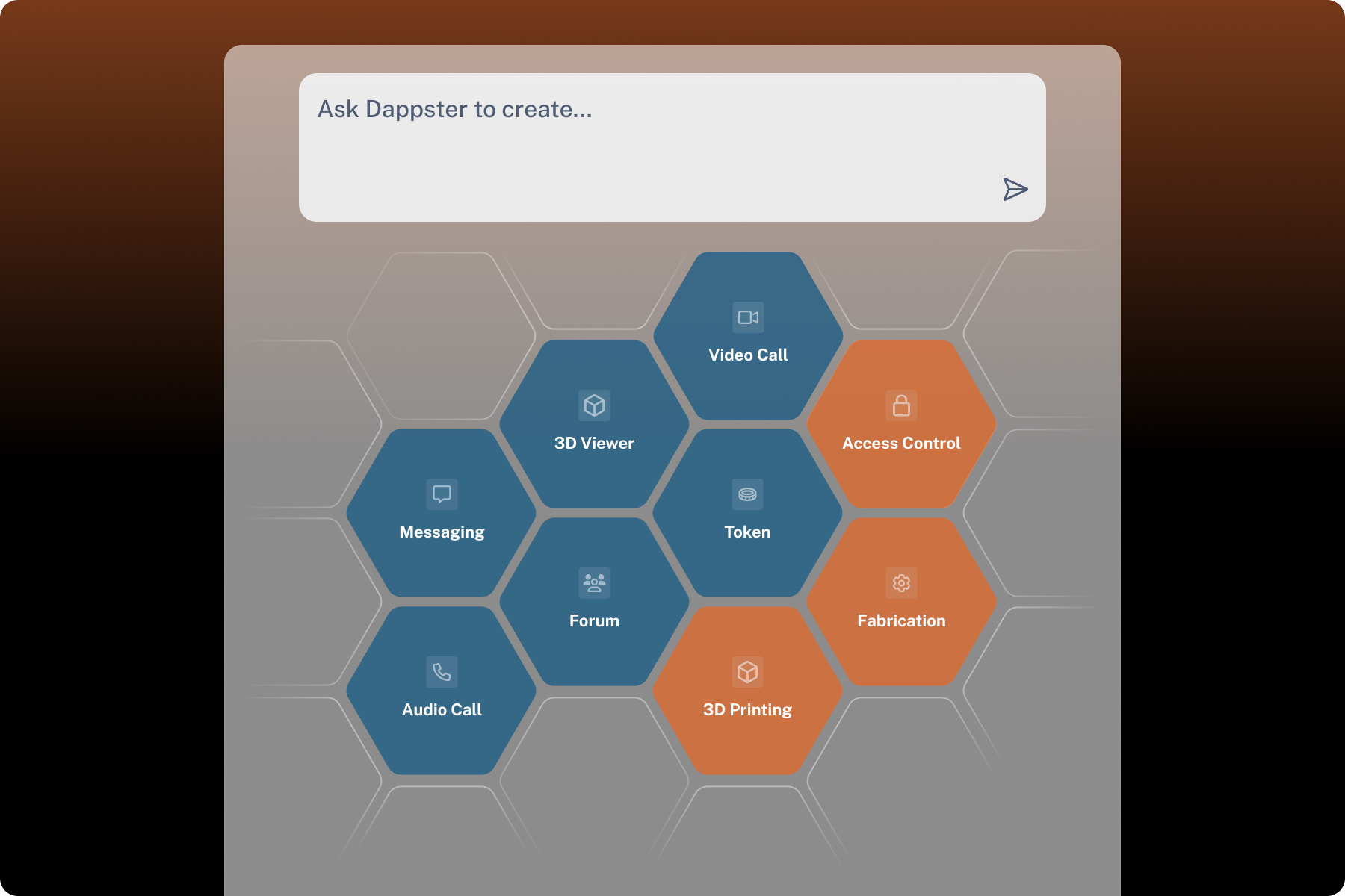 Dappster composing a custom tool stack from audited modules