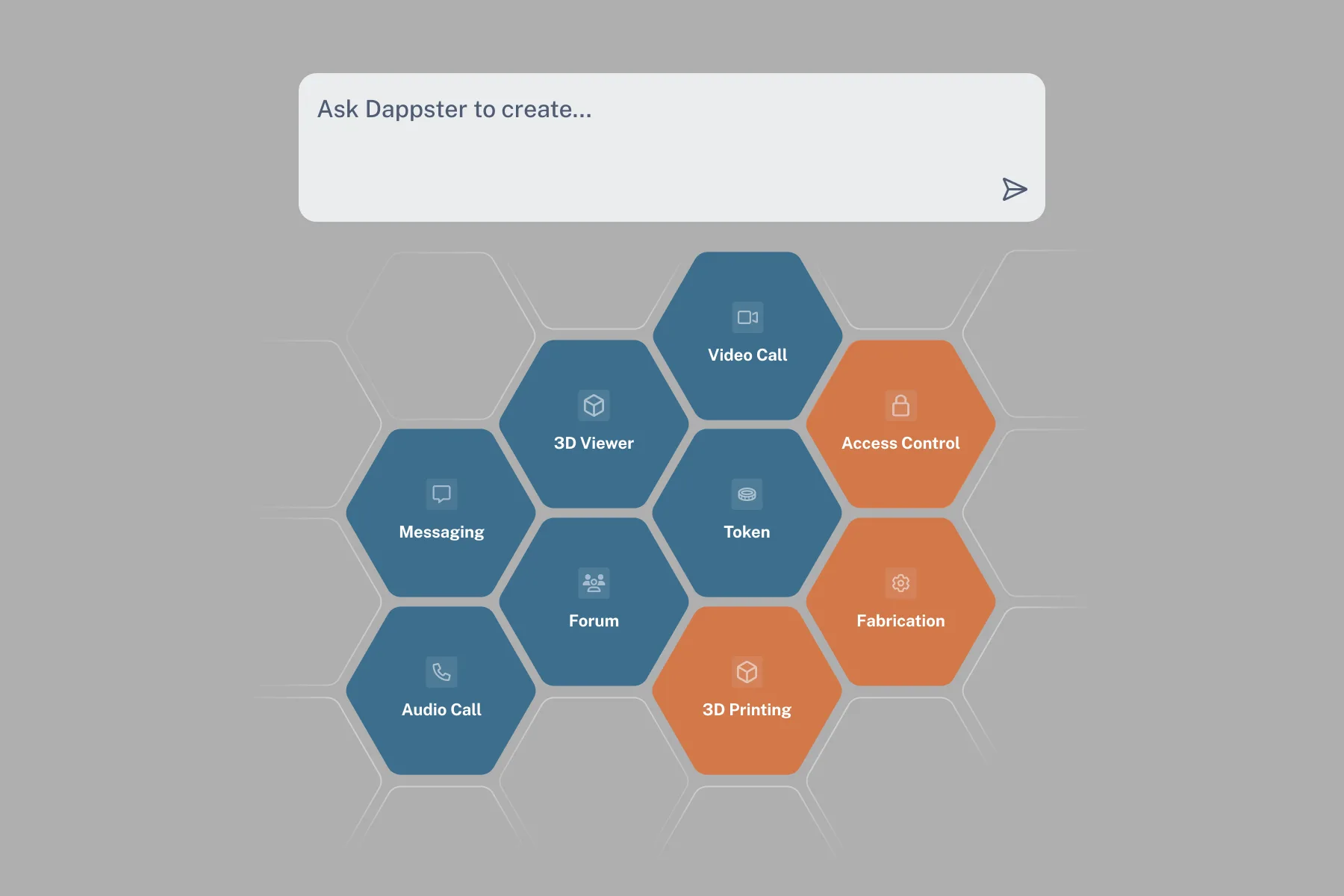 Dappster composing a custom tool stack from audited modules